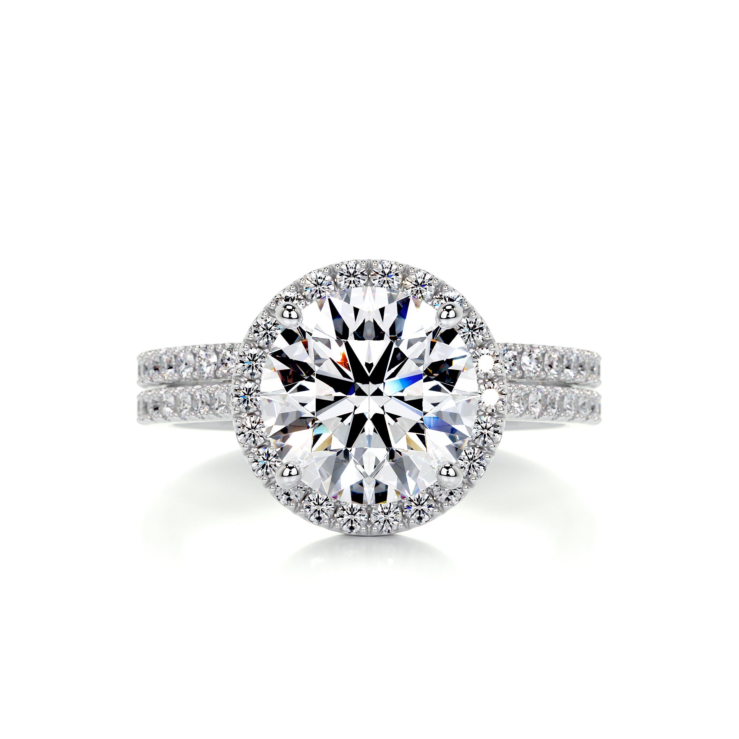 Verity: Stunning Oval Halo Diamond Engagement Ring | Ken & Dana